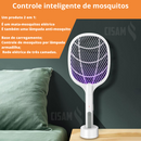 Raquete Mata Mosquito E Moscas Com Ions De Atração Original